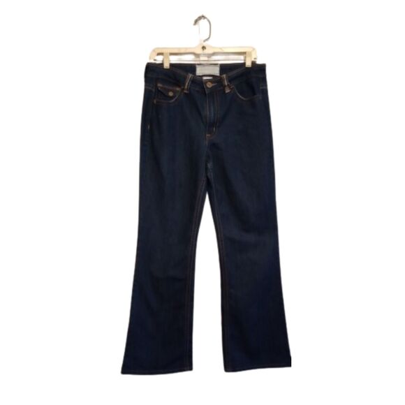 Crafted Traditional Cotton, Women's Size 12 Boot Cut Blue Jeans - Picture 1 of 9